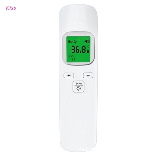 Kiss termómetro infrarrojo de mano sin contacto para la frente/medidor de temperatura de retroiluminación