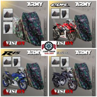 Cubierta de motocicleta cbr150 cb vixion R150 GSX xabre tiger verza camuflaje ejército motivo impermeable cubierta del cuerpo