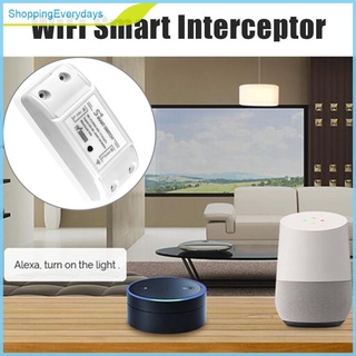 (ShoppingEverydays) Tuya Smart WiFi interruptor mando a distancia inalámbrico para Google Home Amazon Alexa