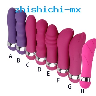 Zhishichi mujeres masturbador vibración consolador punto G clítoris AV masajeador erótico juguete sexual