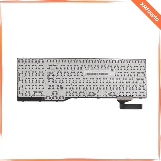 [xmfaqpta] teclado de repuesto de plástico para ordenador portátil inglés ee.uu. con retroiluminación para fujitsu lifebook e753 e754 e756 e557