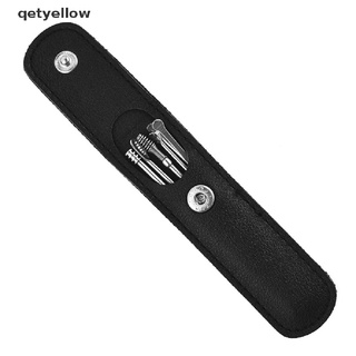 Qetyellow 6PCS/Set Ear Wax Pickers Earpick Wax Remover Spoon Ear Curette Ear Cleaner Tool MX