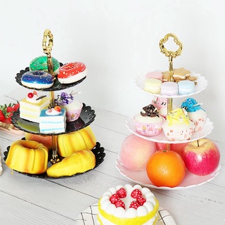 lovinghome idndeo - soporte para cupcakes (3 niveles, postres, boda, fiesta, torre, placa de torre) (3)