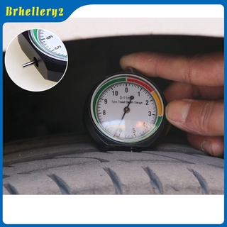 Brhellery2 Medidor De profundidad Para neumático De Piso De 0-11mm/rojo/amarillo/Verde Para coche/vehículo