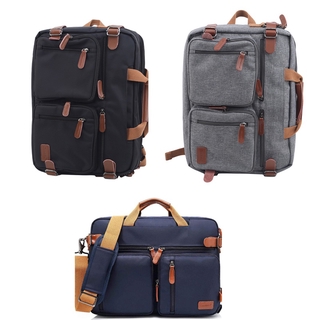 hombres de negocios bolso de mensajero casual portátil multifuncional bolsas de viaje