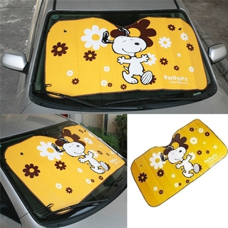 Fine-MX Oversized Snoopy Car Sunshade Aluminum Foil Thicken Windshield Covers (1)