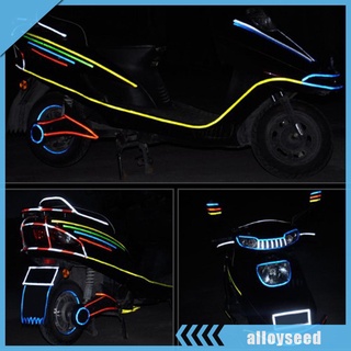 (aleación) 8m/26.2ft rueda reflectante pegatina de llanta cinta para bicicleta coche motocicleta