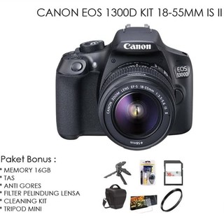 Canon EOS 1300D KIT 18-55MM III paquete BONUS - cámara DSLR