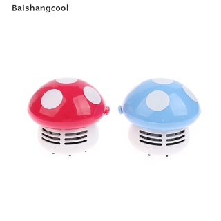 [bsc] mini aspirador lindo hongo esquina escritorio mesa aspiradora polvo 6 colores [baishangcool]