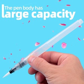 Water Brush Pen Set Calligraphy Painting Tool Refillable Ink Pen Capacity Barrel Water Pen Art Supplies