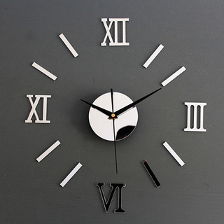 Creativo Digital reloj de pared pegatina reloj de diseño moderno reloj de bricolaje relojes en la pared de la cocina reloj de la sala de estar decoración del hogar (7)