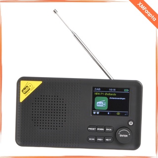 [xmfaqpta] radio digital recargable receptor fm pantalla lcd 40 estaciones ligero 9 opción de idioma radio oficina en casa al aire libre