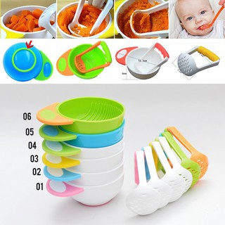 Bebé alimentos molienda tazón bebé suplemento alimenticio molinillo tazón de alimentación
