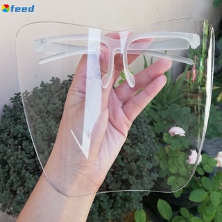 Reutilizable ligero pc+pet cara pantalla ultra-transparente de doble cara revestimiento real anti-niebla máscara a prueba de viento gafas de sol alimentados