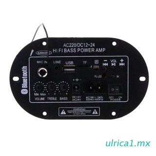 ulrica1 25w amplificador de la junta de audio bluetooth compatible amplificador usb fm radio tf reproductor subwoofer diy amplificadores para