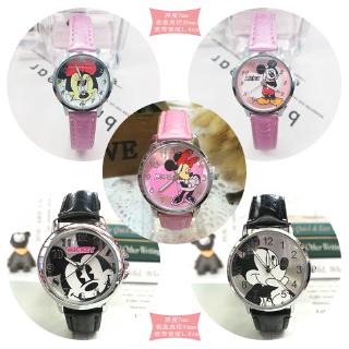 Reloj de Mickey Winne Pooh de dibujos animados de moda para niños y niñas