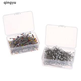 [qingyu] Alfileres de costura de 38 mm de cabeza de bola de vidrio Push clavijas de acolchado para joyería DIY herramienta de costura caliente