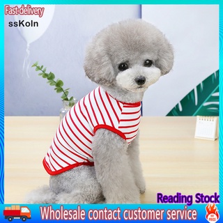 Ssk_ chaleco de perro de seis tamaños sin mangas chaleco suave sin mangas para mascotas