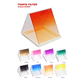 Tianya Gradual Sunset Filter - Compatible con la serie Cokin P