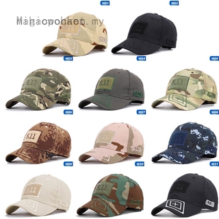 Nihaowohaon 511 gorra de béisbol del ejército verde camuflaje al aire libre táctica selva sombrero 511Velcro gorra (1)
