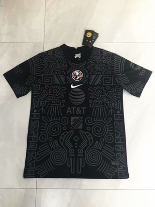 Camiseta De Fútbol Negra Del Club América 2021-22 - MX S-3XL