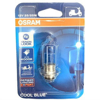Bombilla OSRAM azul fresca H6 pie 1 halógeno 25WATT AC DC halógeno ORIGINAL