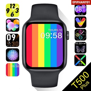 Promotion Reloj inteligente T500+Plus para hombre y mujer, accesorio de pulsera deportivo con control del ritmo cardíaco, llamadas, Bluetooth, compatible con gt2 y Xiaomi fone epiphany01_mx