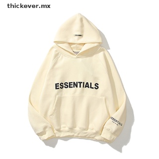 [bueno] essentials pareja sudaderas con capucha de gran tamaño hip hop jersey carta impreso sudaderas con capucha mx