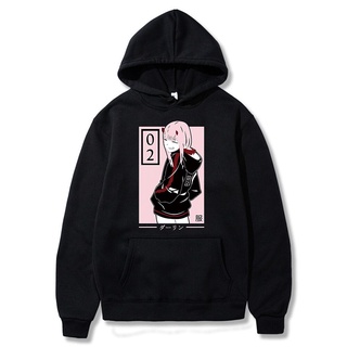 YGS Big Size Hoodie Zero Two Darling In The Franxx Fashion Men's Hoodies Thanksgiving Gift