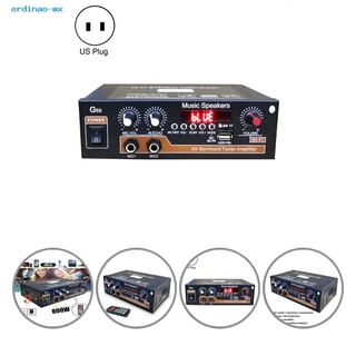 ordinao- High Strength Stereo Amplifier Home Theater Music Stereo Amplifier Multi-function for Car