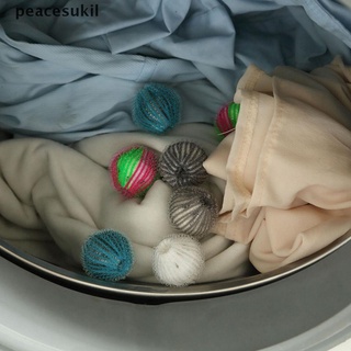 [peacesukil] 6 piezas de bola de lavandería de nailon de descontaminación para lavadora, protección de depilación [peacesukil]