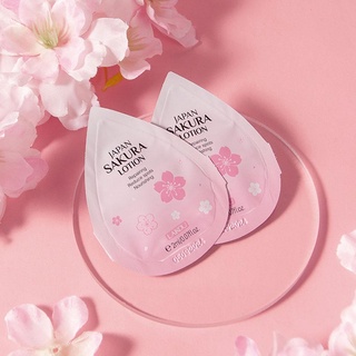 1pcs Cherry Blossom Limpiador Facial Crema Individual Pack Tamaño De Viaje (5)