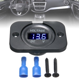 12V-24V Blue LED Digital Voltmeter Panel Car Motorcycle Voltage Meter ☆gyxcadia365