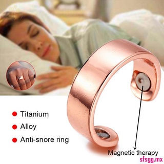 Acupresión Anti ronquidos anillo tratamiento reflexología Anti ronquidos Apnea dispositivo para dormir