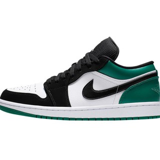 caliente 2021 air jordan 1 bajo aj1 negro verde dedo del pie bajo parte superior zapatos de baloncesto par zapatillas de deporte