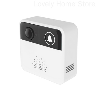 smart wireless timbre de puerta cámara 720p vista nocturna bidireccional audio smart timbre con lente gran angular lovelyhome