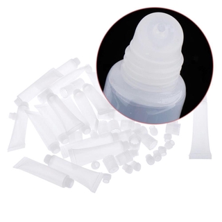 8g recargable transparente vacío brillo labial bálsamo recipientes suaves vacío J7M0 (6)