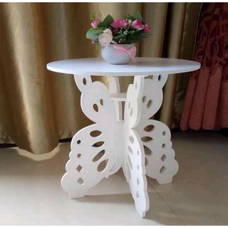Versátil mariposa mesa de café multiuso estantes mesa de café estante decoración de invitados