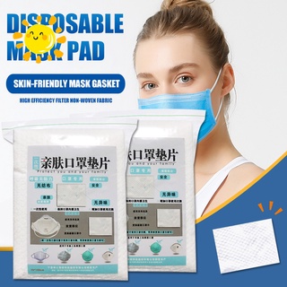 almohadilla de cubierta facial 100 piezas desechables almohadilla protección junta filtro tela no tejida sin polvo higiene