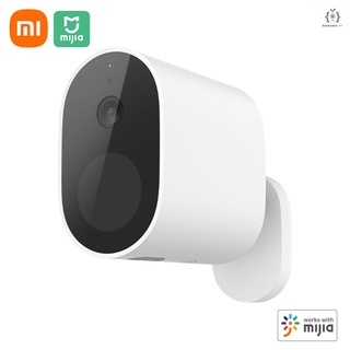 Ba Xiaomi Mijia cámara al aire libre (alimentado por batería) True Wireless Home cámara de seguridad 1080P FHD IP65 impermeable a prueba de polvo/PIR detección humana/7 m visión nocturna/Mijia APP Monitor remoto Webcam cámara de seguridad