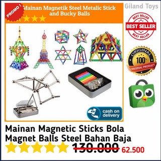 Varillas magnéticas de acero Bucky bolas de acero bolas magnéticas palos - Multicolor