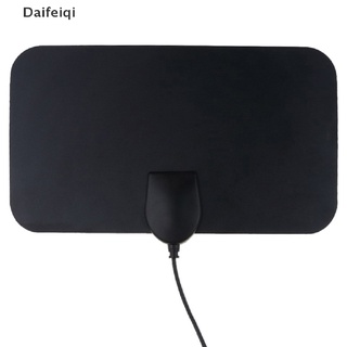 daifeiqi flat 4k antena de tv interior antena digital hdtv antenas de 50 millas de rango booster mx (4)