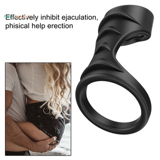 hearsbeauty1 Silicone Foreskin Ring Delay Ejaculation Dildo Ring Long-lasting for Male