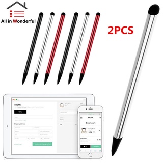 Ws 2 pzs lápiz capacitivo para pantalla táctil/lápiz capacitivo para iPhone/iPad/tableta Universal