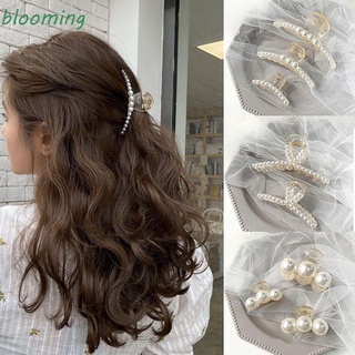 floración headwear agarre de pelo niñas agarre clips perla pelo garras de las mujeres accesorios de pelo de disco de pelo coreano elegent simple clips de baño
