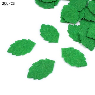 lucky* 200 pzas calcomanías de hojas verdes para manualidades/decoración/manualidades/calcomanías de pared 30mm