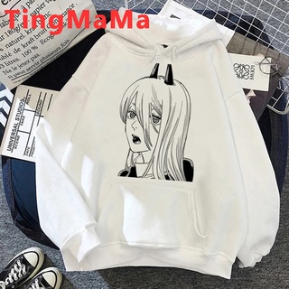 Chainsaw Man Makima Pochita hoodies male anime Korea printed men clothing pullover anime