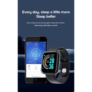 yl stock listo y68 smart watch ips pantalla fitness pulsera presión arterial frecuencia cardíaca ip68 impermeable deporte smartwatch (4)