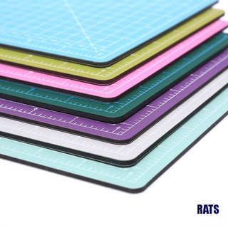(ratas) A5 PVC autocuración estera de corte artesanal acolchado cuadrícula líneas tablero impreso
