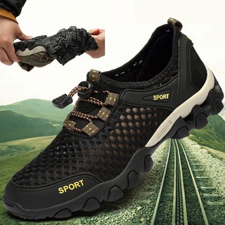 nuevos hombres zapatos de senderismo impermeable antideslizante zapatos de deporte casual correr zapatos de camping al aire libre zapatillas de deporte para los hombres